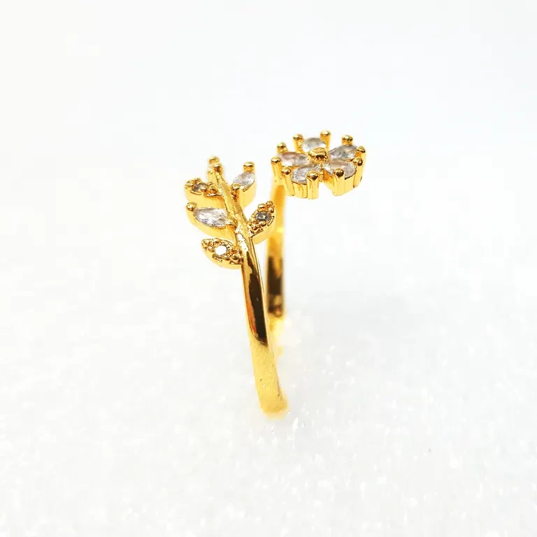 Adjustable Floral Ring gallery view 2