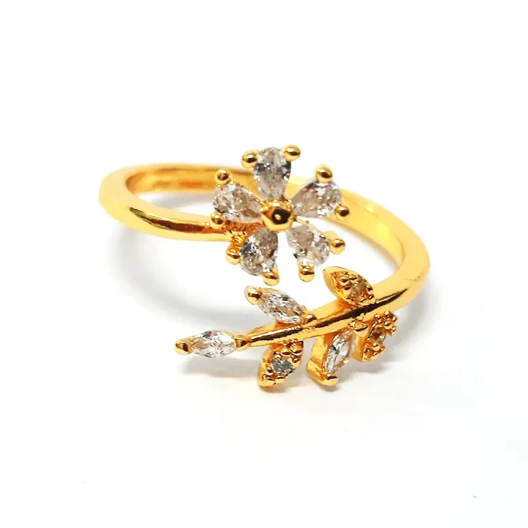 Adjustable Floral Ring