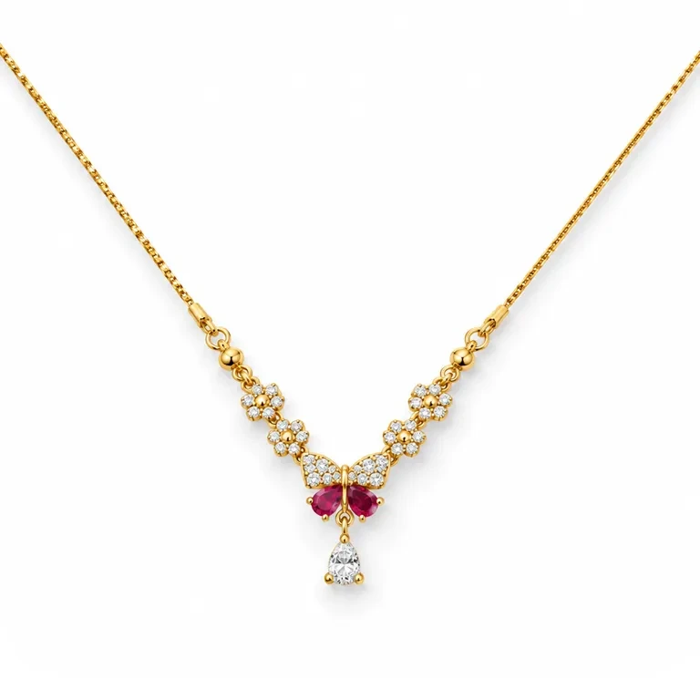 Butterfly Pendant (Red)