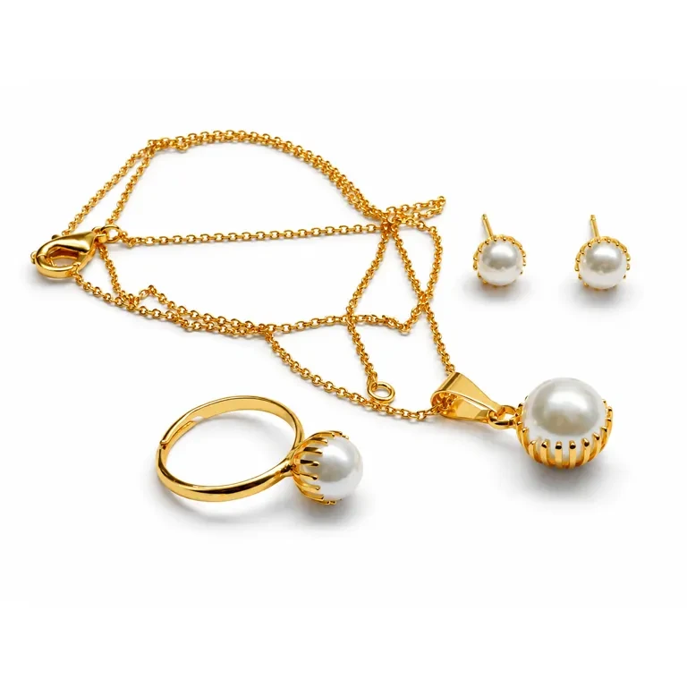 Pearl necklace set