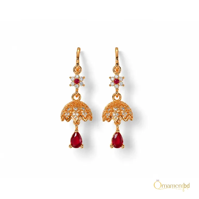 Umbrella Jhumka gallery view 2