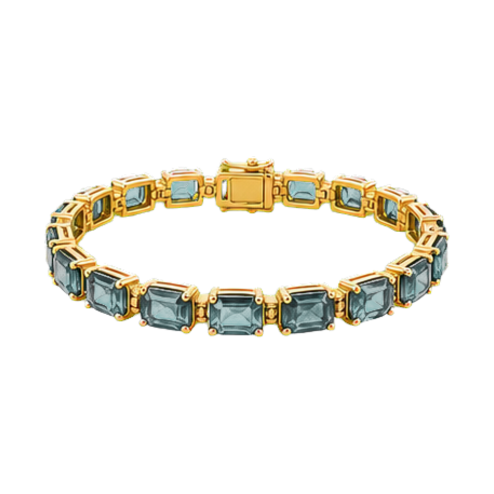 Responsibly sourced emerald bracelet
