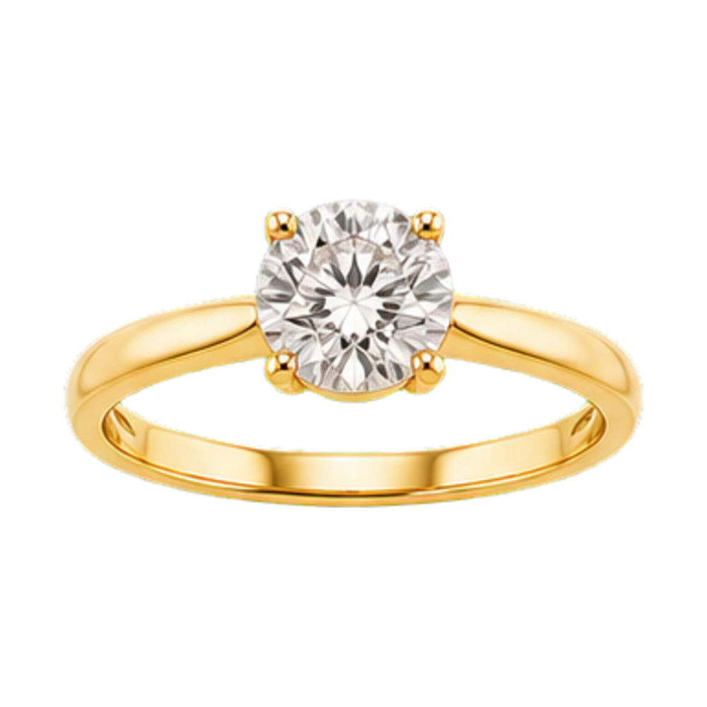 Timeless solitaire ring